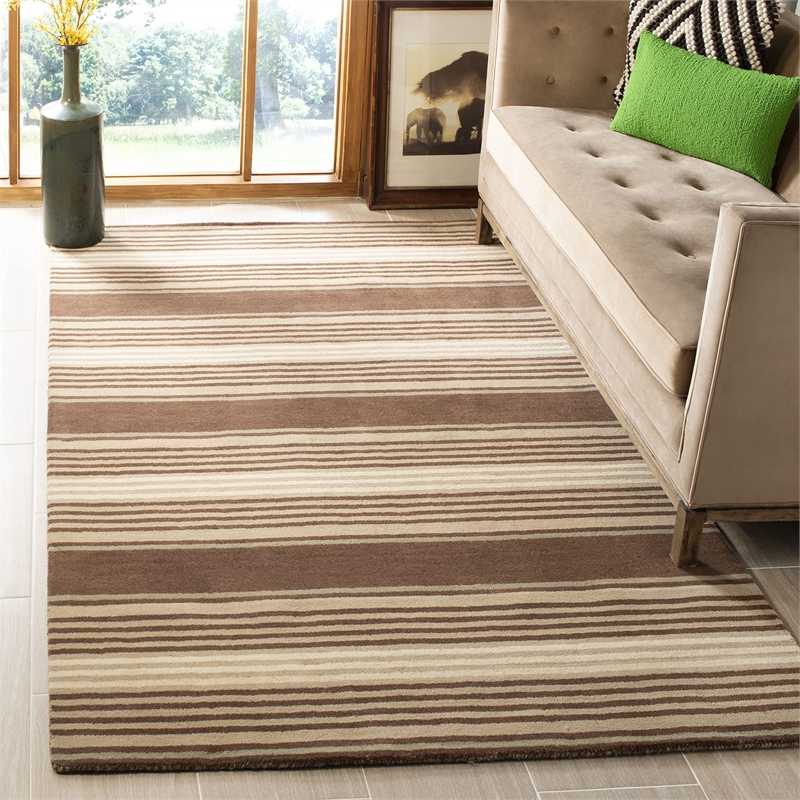 Safavieh Martha Stewart Tobacco Leaf Contemporary Rug - Runner 2'3