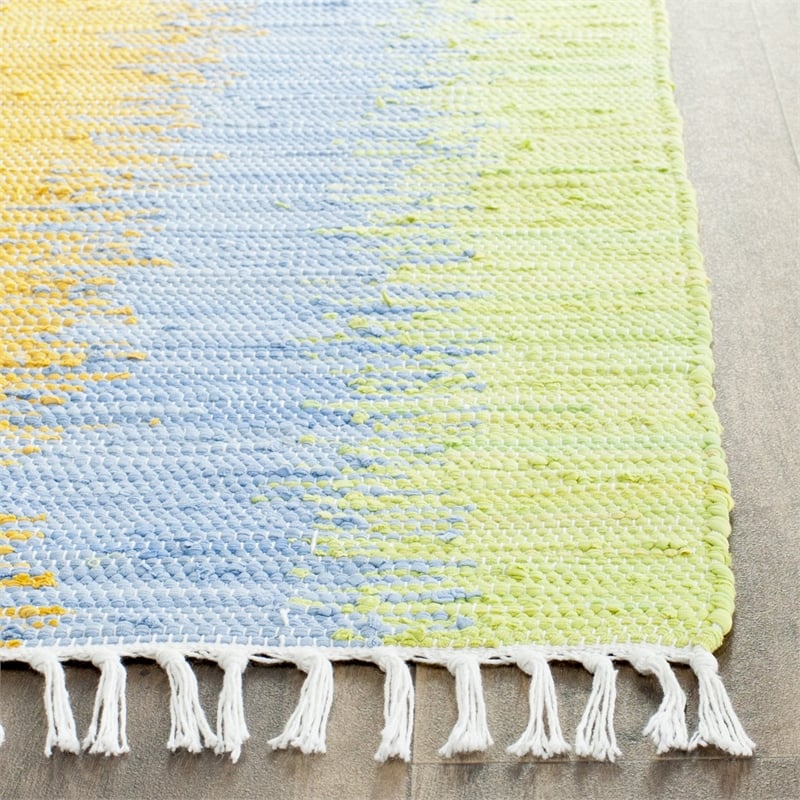 Safavieh Montauk Green Contemporary Rug - Runner 2'3