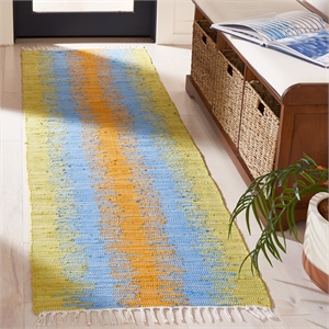 Safavieh Montauk Green Contemporary Rug - Runner 2'3&quot x 9'