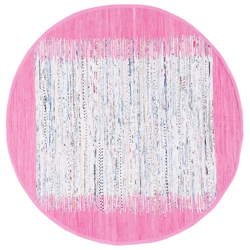 Safavieh Montauk Ivory Contemporary Rug - Round 6'