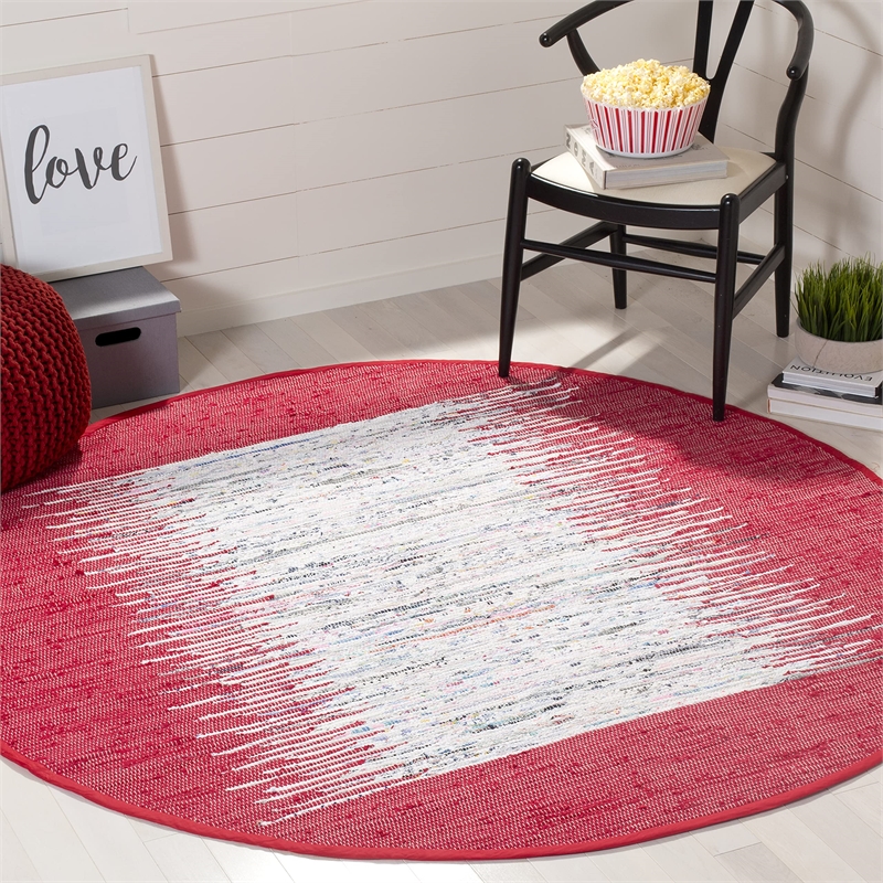 Safavieh Montauk Ivory Contemporary Rug - Round 4'