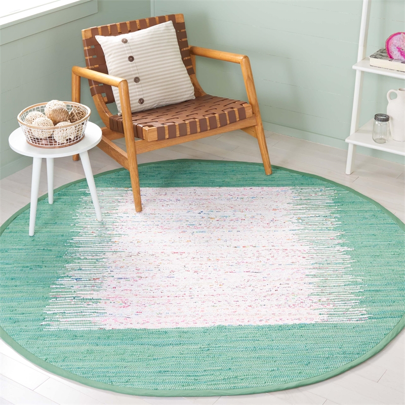 Safavieh Montauk Ivory Contemporary Rug - Round 6'