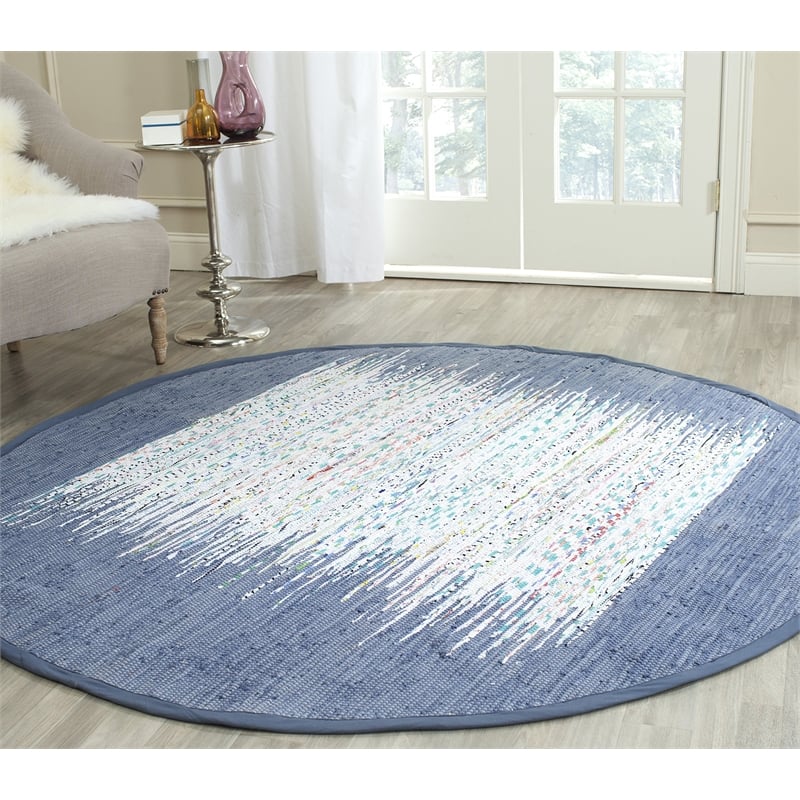 Safavieh Montauk Ivory Contemporary Rug - Round 4'