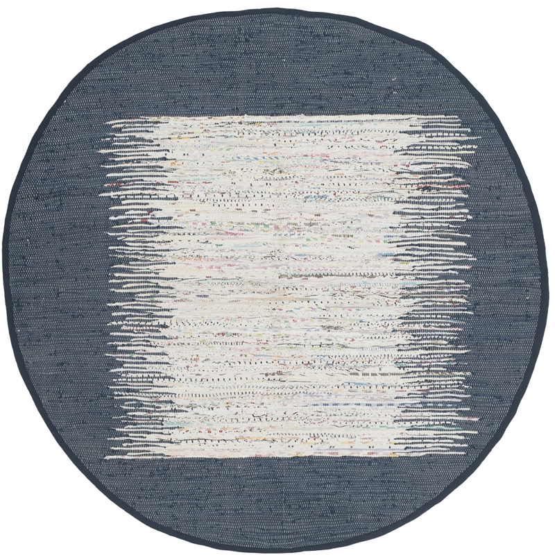 Safavieh Montauk Ivory Contemporary Rug - Round 6'