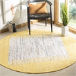 Safavieh Montauk Ivory Contemporary Rug - Round 6'