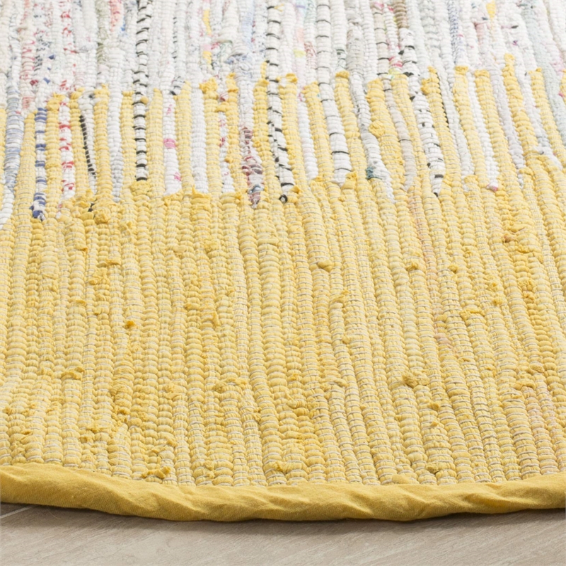 Safavieh Montauk Ivory Contemporary Rug - Round 6'