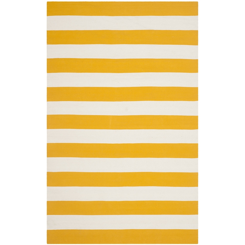 Safavieh Montauk Yellow Contemporary Rug - 4' x 6'