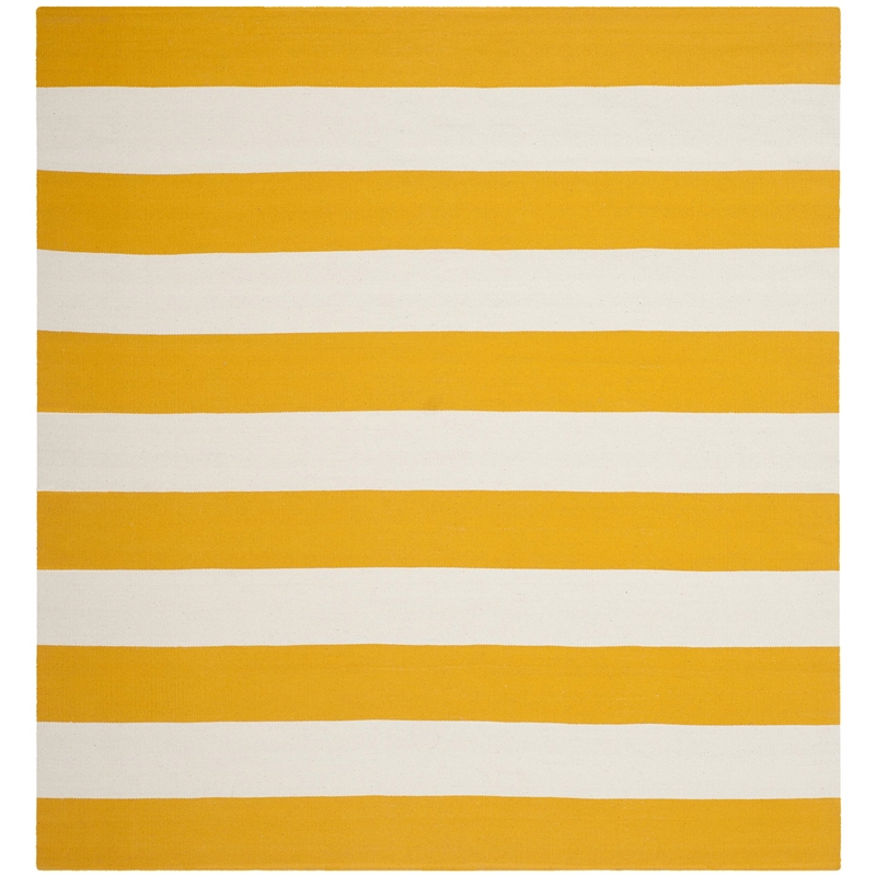 Safavieh Montauk Yellow Contemporary Rug - Square 4'