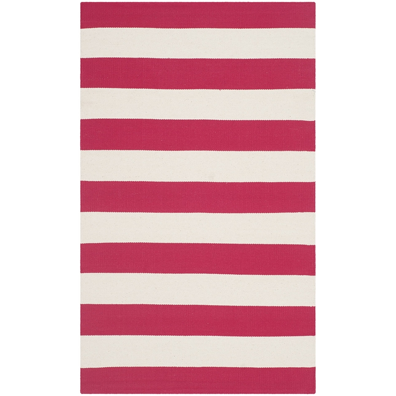Safavieh Montauk Red Contemporary Rug - Runner 2'6