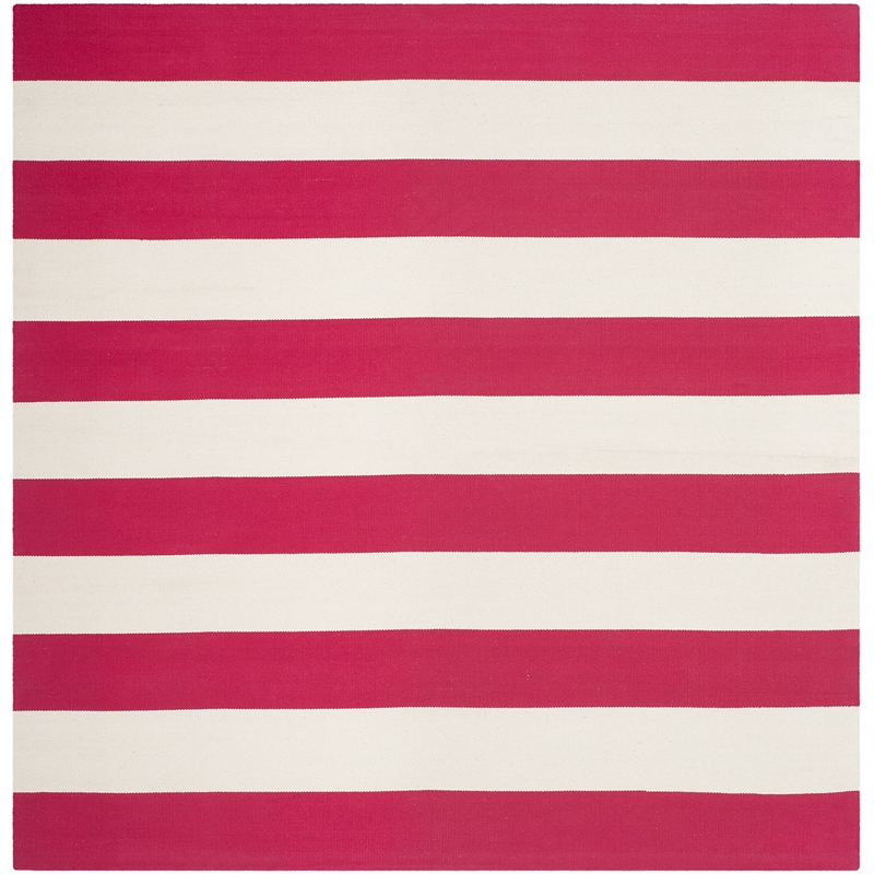 Safavieh Montauk Red Contemporary Rug - Square 6'