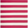 Safavieh Montauk Red Contemporary Rug - Square 6'