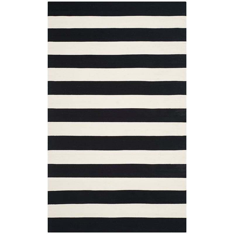 Safavieh Montauk Black Contemporary Rug - 5' x 8'