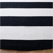 Safavieh Montauk Black Contemporary Rug - Round 6'