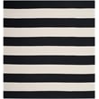Safavieh Montauk Black Contemporary Rug - Square 4'
