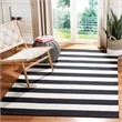 Safavieh Montauk Black Contemporary Rug - Square 6'