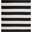 Safavieh Montauk Black Contemporary Rug - Square 6'