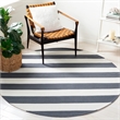 Safavieh Montauk Grey Contemporary Rug - Round 8'