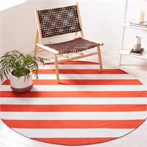 Safavieh Montauk Rust Contemporary Rug - Round 6'