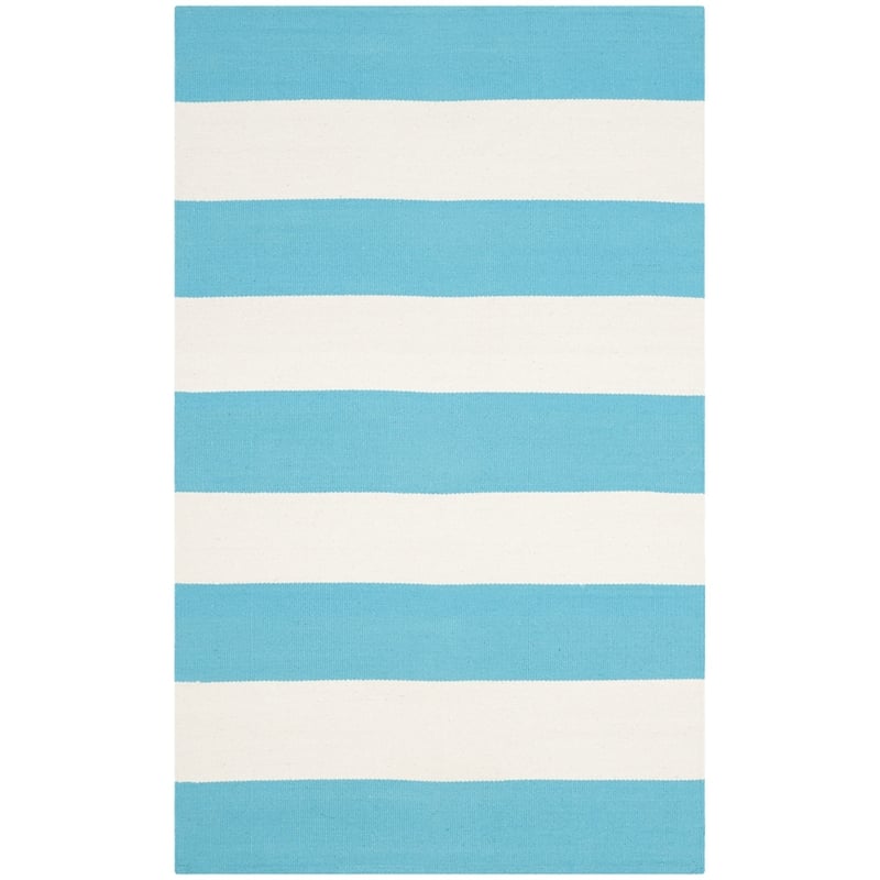 Safavieh Montauk Turquoise Contemporary Rug - Runner 2'6