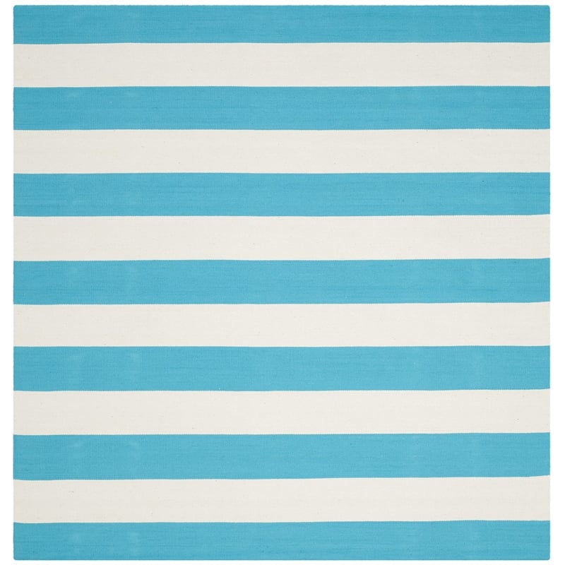 Safavieh Montauk Turquoise Contemporary Rug - Square 6'