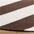 Safavieh Montauk Chocolate Contemporary Rug - 6' x 9'