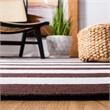 Safavieh Montauk Chocolate Contemporary Rug - 6' x 9'