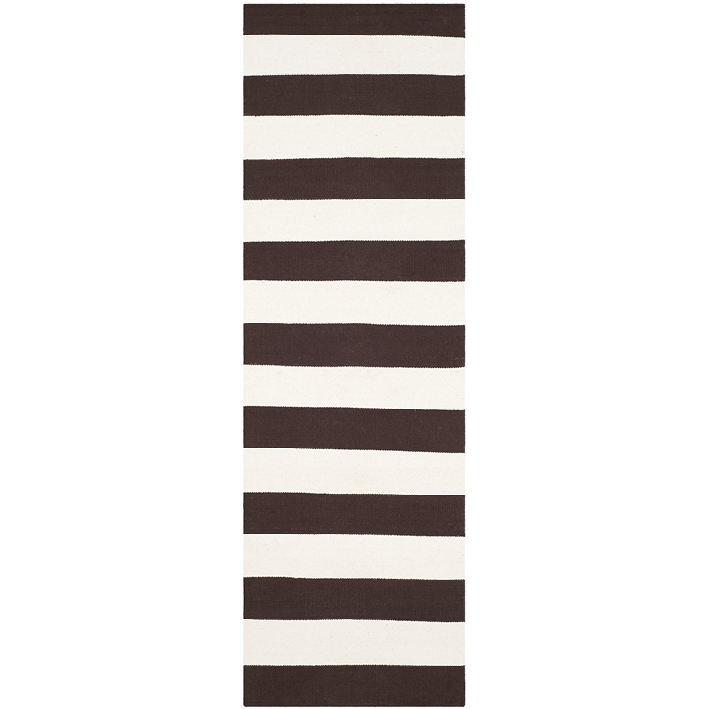 Safavieh Montauk Chocolate Contemporary Rug - Runner 2'3