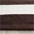 Safavieh Montauk Chocolate Contemporary Rug - Runner 2'3