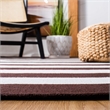 Safavieh Montauk Chocolate Contemporary Rug - Runner 2'3