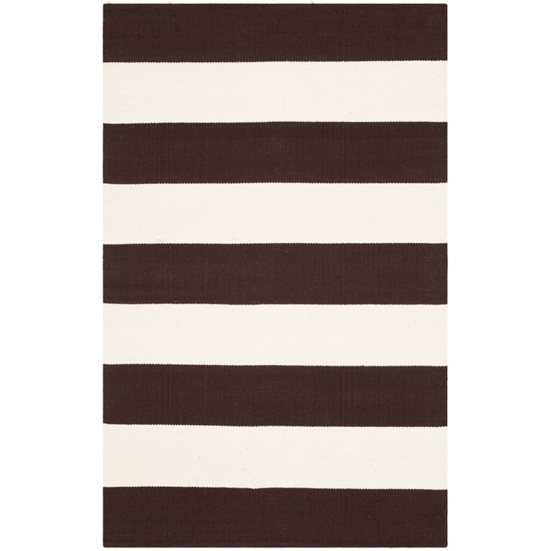 Safavieh Montauk Chocolate Contemporary Rug - Runner 2'6