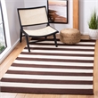 Safavieh Montauk Chocolate Contemporary Rug - Square 6'
