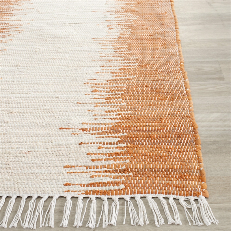 Safavieh Montauk Orange Contemporary Rug - Runner 2'3