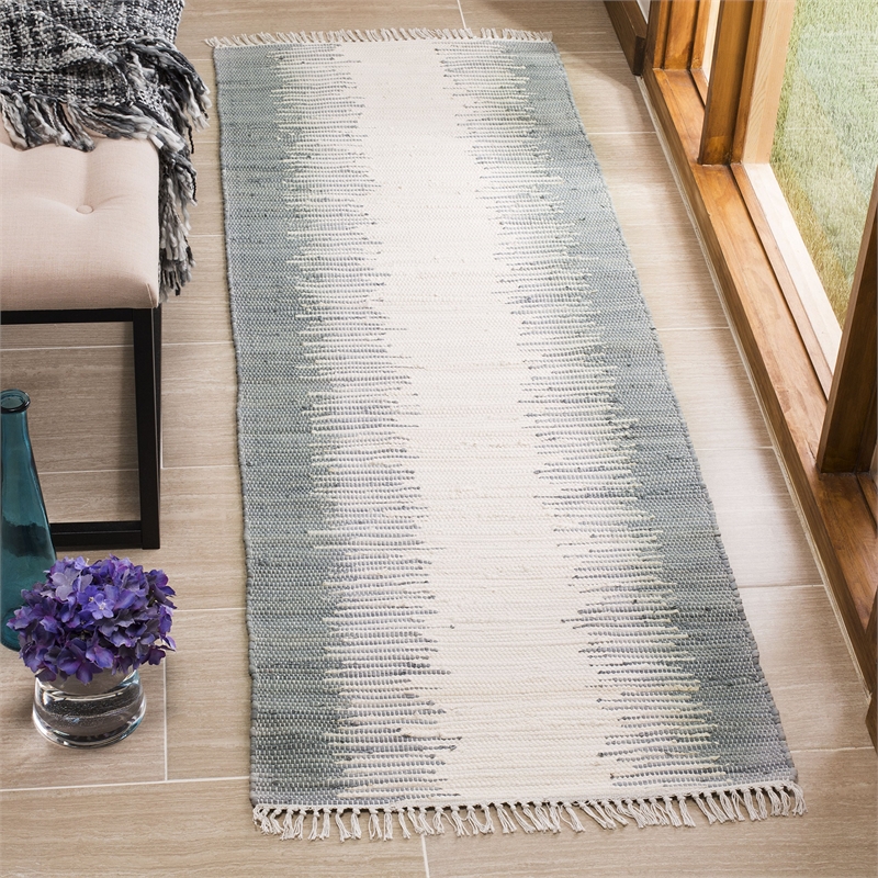 Safavieh Montauk Grey Contemporary Rug - Runner 2'3