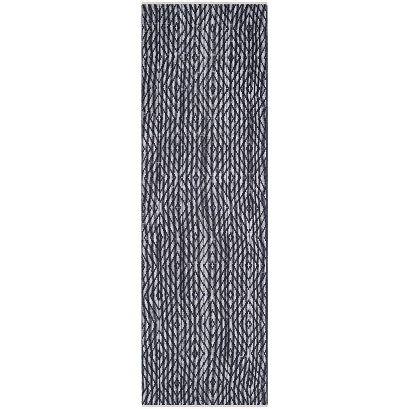Safavieh Montauk Navy Contemporary Rug - Runner 2'3