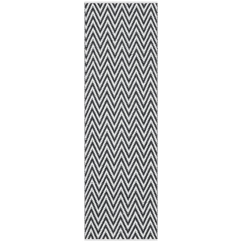 Safavieh Montauk Black Contemporary Rug - Runner 2'3