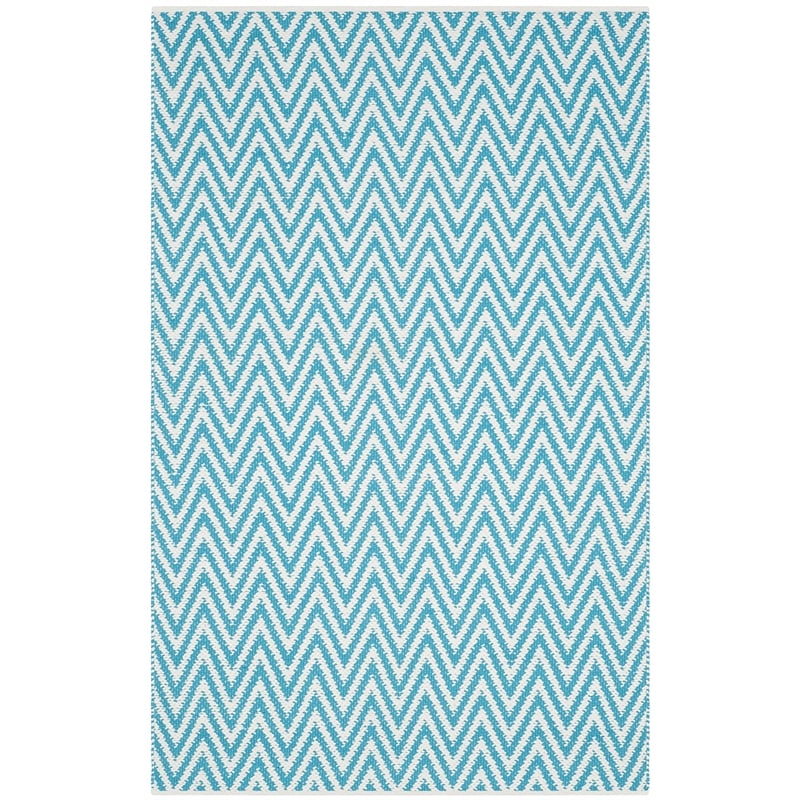 Safavieh Montauk Turquoise Contemporary Rug - 4' x 6'