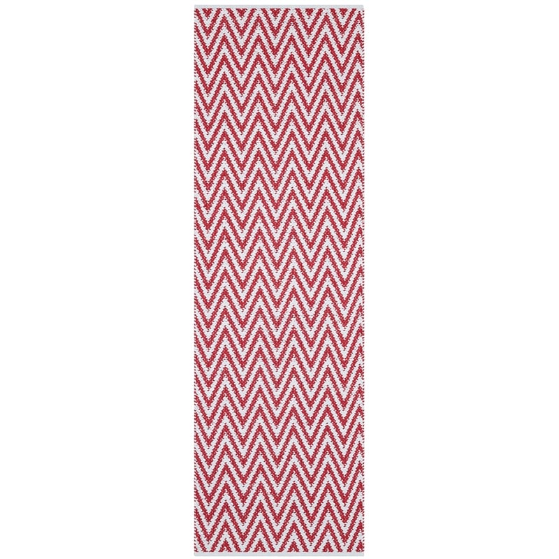 Safavieh Montauk Red Contemporary Rug - Runner 2'3
