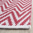 Safavieh Montauk Red Contemporary Rug - Runner 2'3