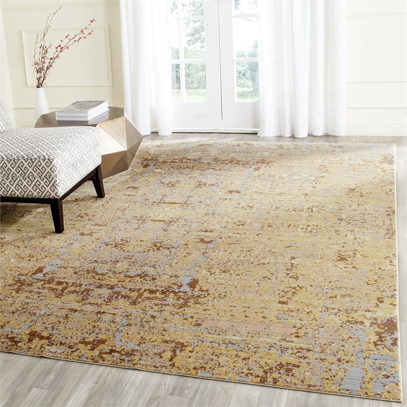 Safavieh Mystique Gold Traditional Rug - 3' x 5'