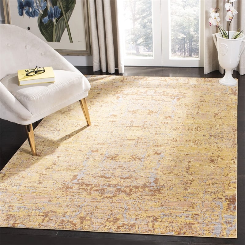 Safavieh Mystique Gold Traditional Rug - 4' x 6'