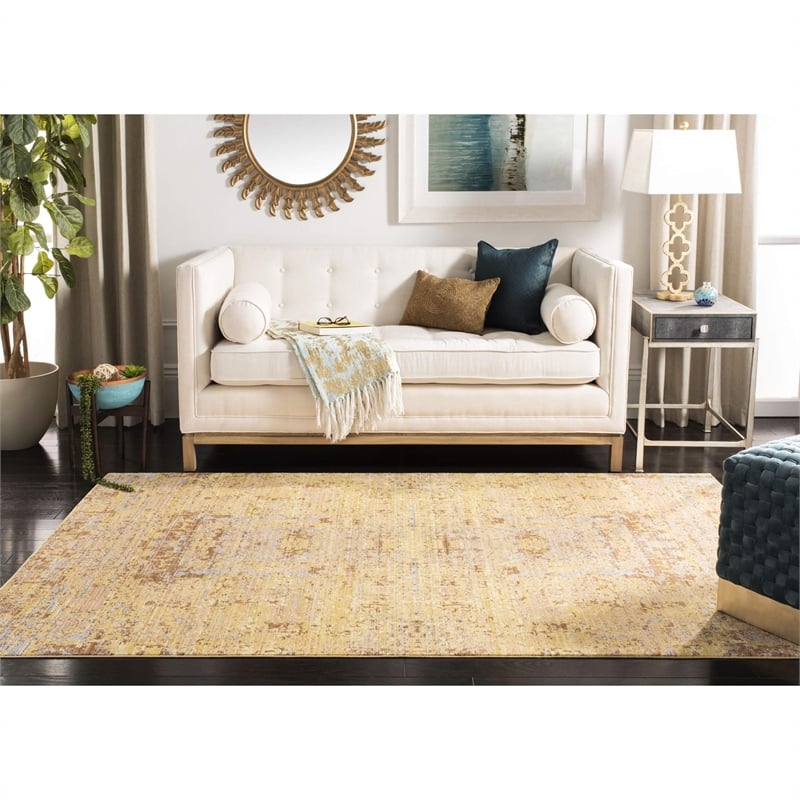 Safavieh Mystique Gold Traditional Rug - 4' x 6'