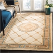 Safavieh Naples 2' X 3' Wool Hand Tufted Rug in Ivory / Caramel