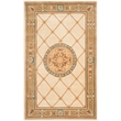 Safavieh Naples 4' X 6' Wool Hand Tufted Rug in Ivory / Caramel