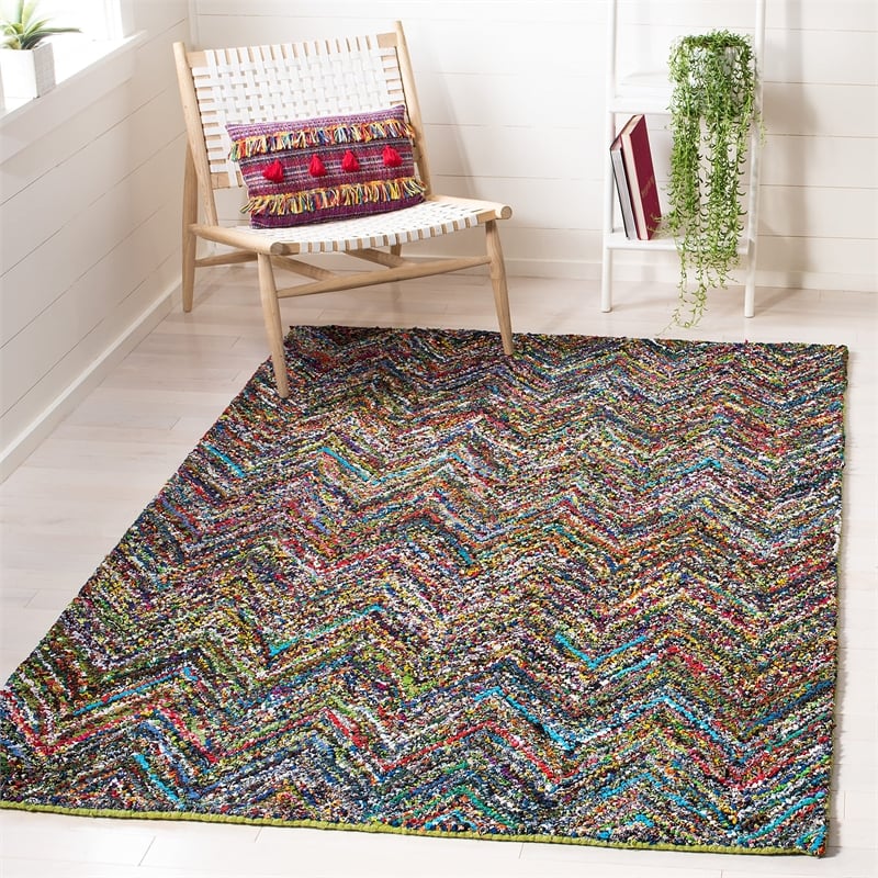 Safavieh Nantucket Blue Contemporary Rug - 6' x 9'