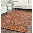 Safavieh Nantucket 6' X 6'  Square Cotton Pile Hand Tufted Rug In Red And Blue