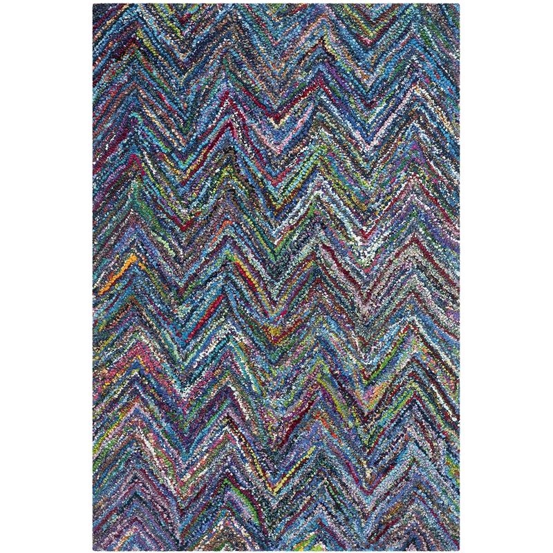 Safavieh Nantucket Blue Contemporary Rug - 4' x 6'