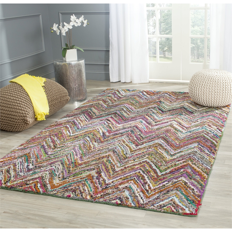 Safavieh Nantucket Blue Contemporary Rug - 8' x 10'