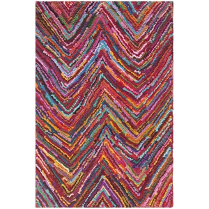 Safavieh Nantucket Blue Contemporary Rug - Runner 2'3&quot x 4'