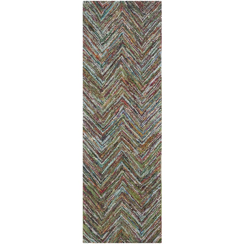 Safavieh Nantucket Blue Contemporary Rug - Runner 2'3