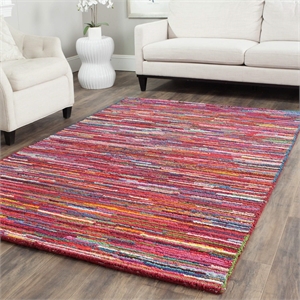Safavieh Nantucket Pink Contemporary Rug - 10' x 14'